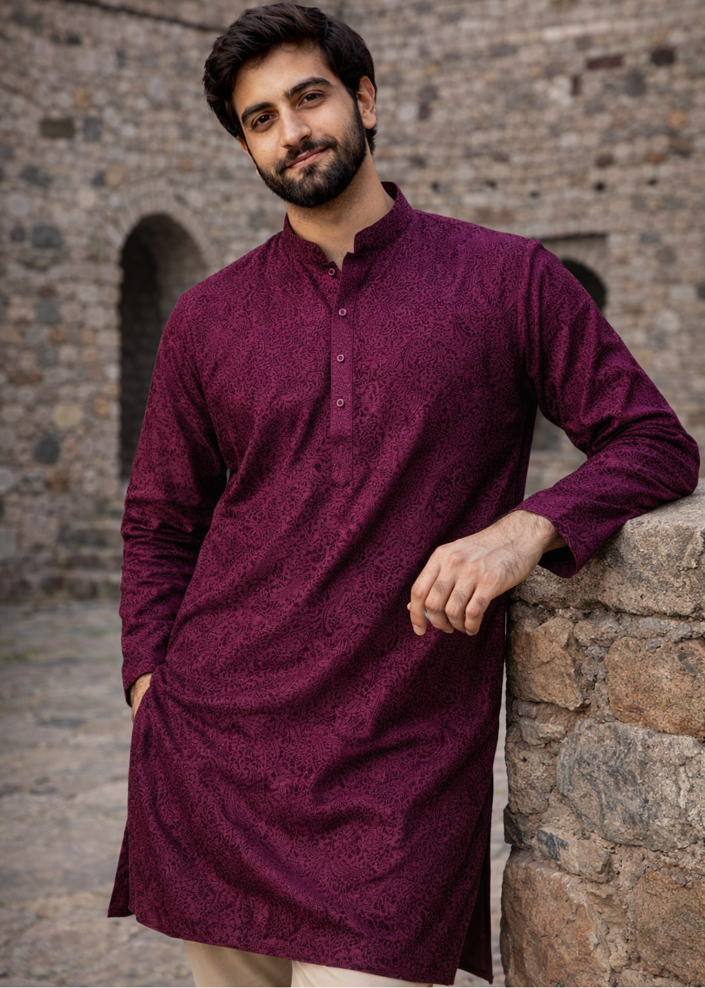 The Jashn Paisley Kurta