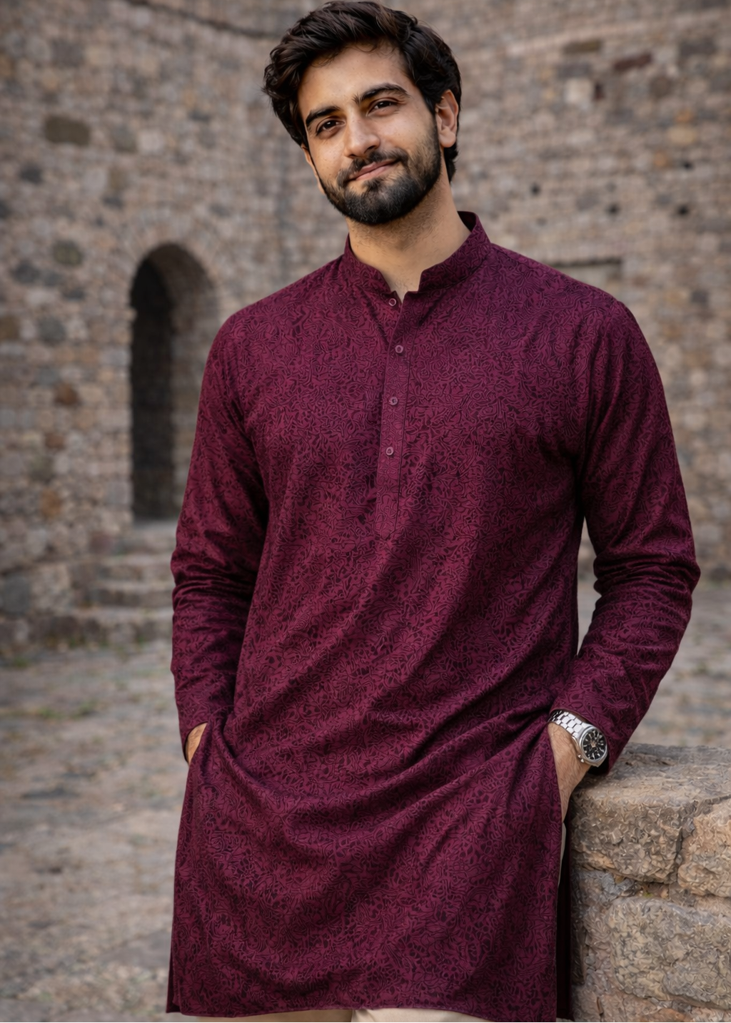 The Jashn Paisley Kurta